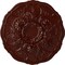 Ekena Millwork Cornelia Ceiling Medallion (Fits Canopies up to 4"), 22 1/2"OD x 1 1/2"P, Brushed Mahogany CM22CNBMF - alternate 1